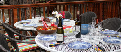 A Family Dinner on the Patio